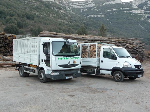 camions de chargement